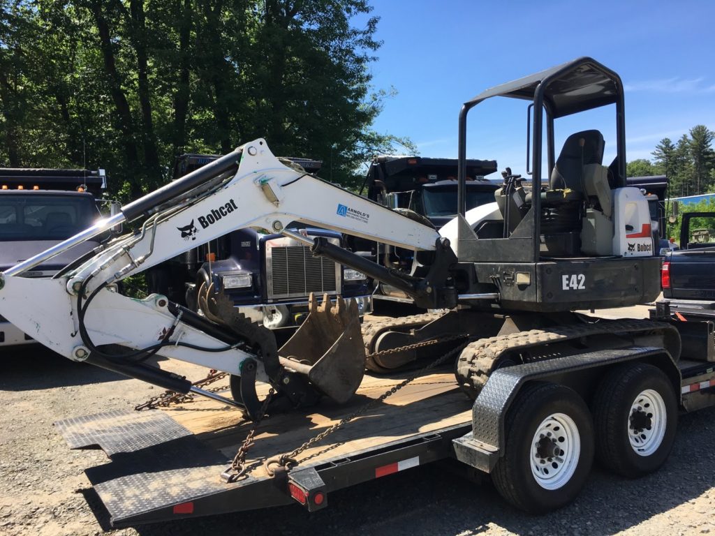 Bobcat E42 Mini Excavator Rental CT Connecticut Mini Excavator Rentals